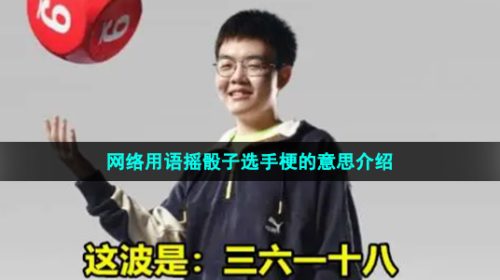 摇骰子选手是什么梗-摇骰子369梗的意思介绍
